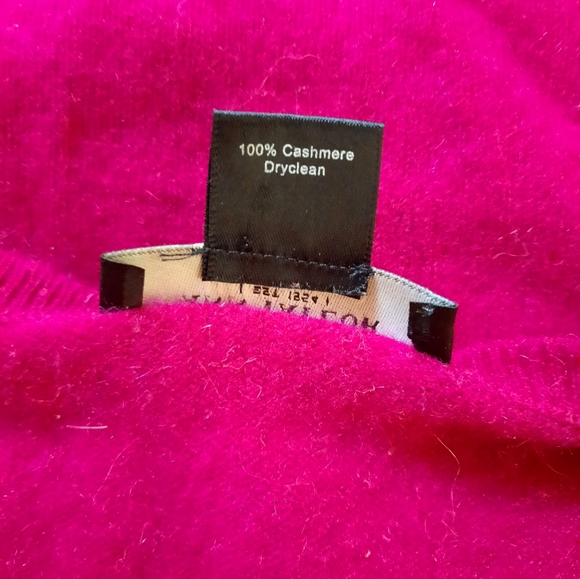 Ann Taylor Cashmere Purple/ deep pink Sweater - Picture 3 of 6